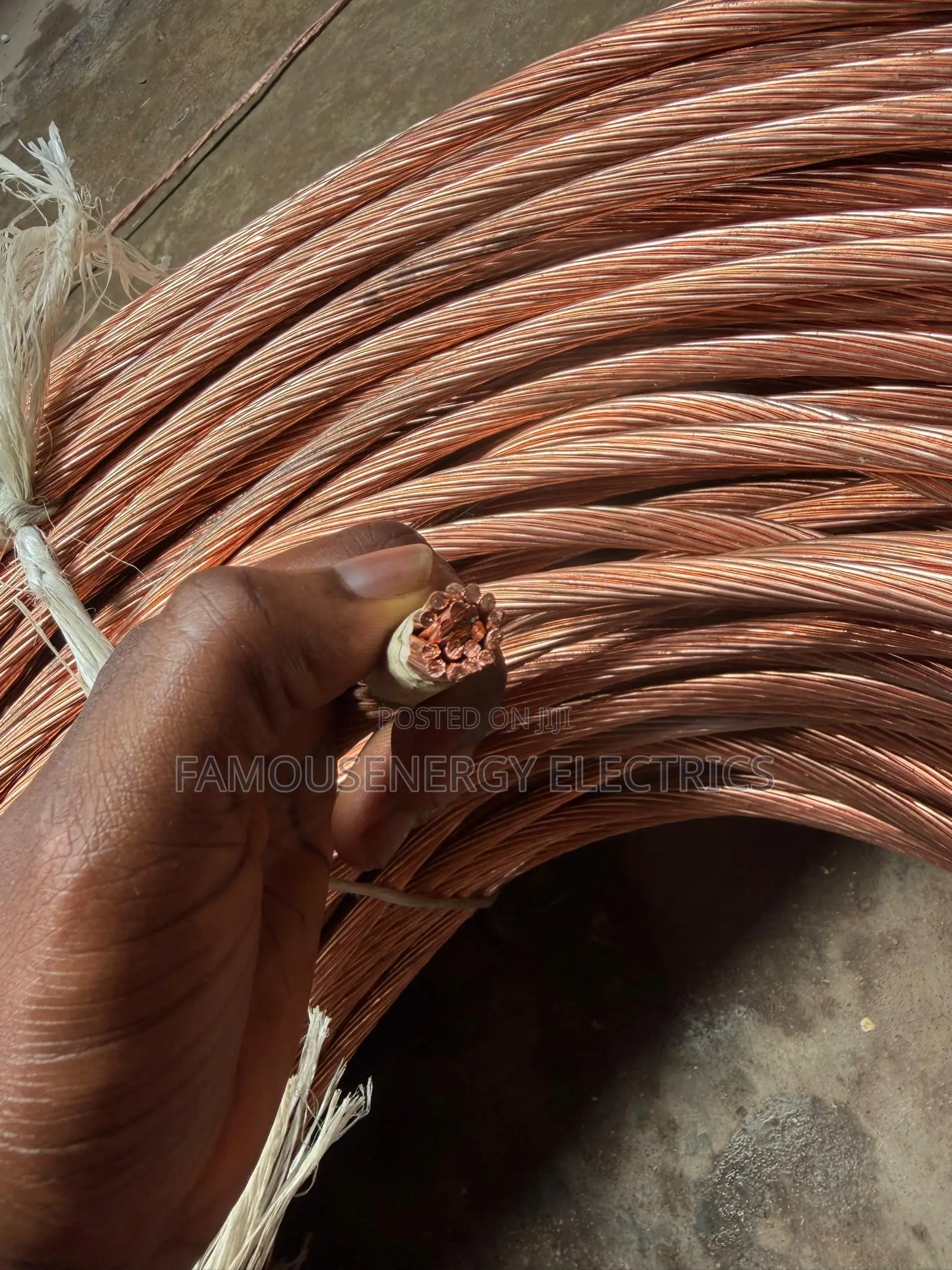 70mm and 50mm Copper Earth Cable