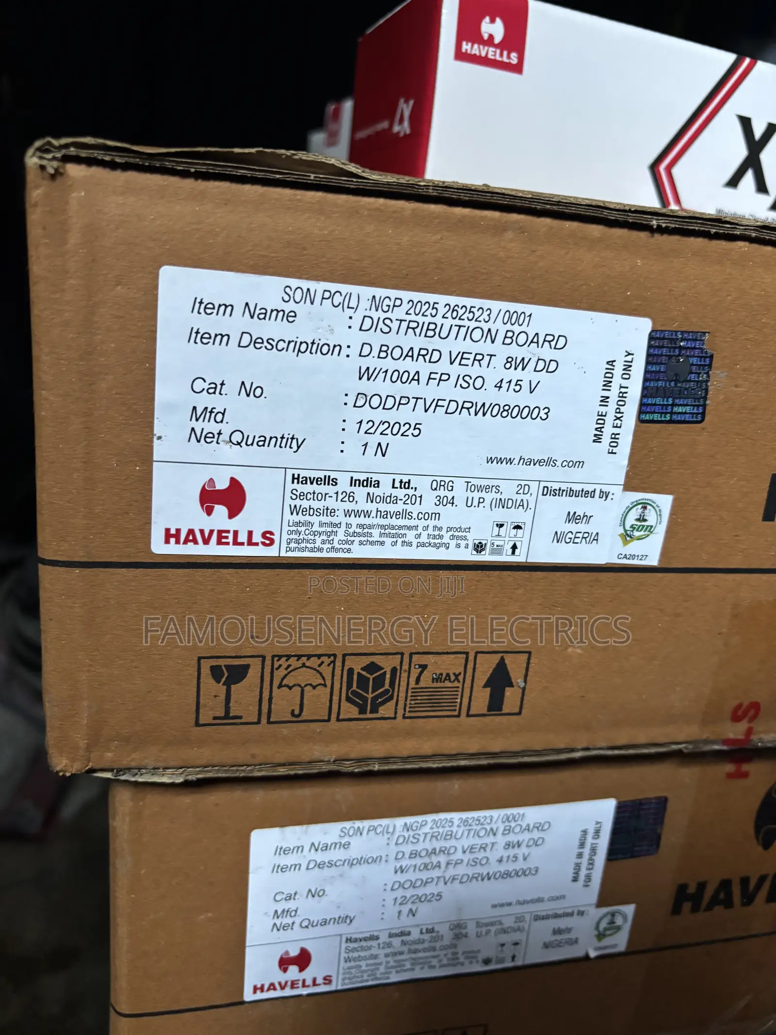 Original Distribution Board D8 TPN