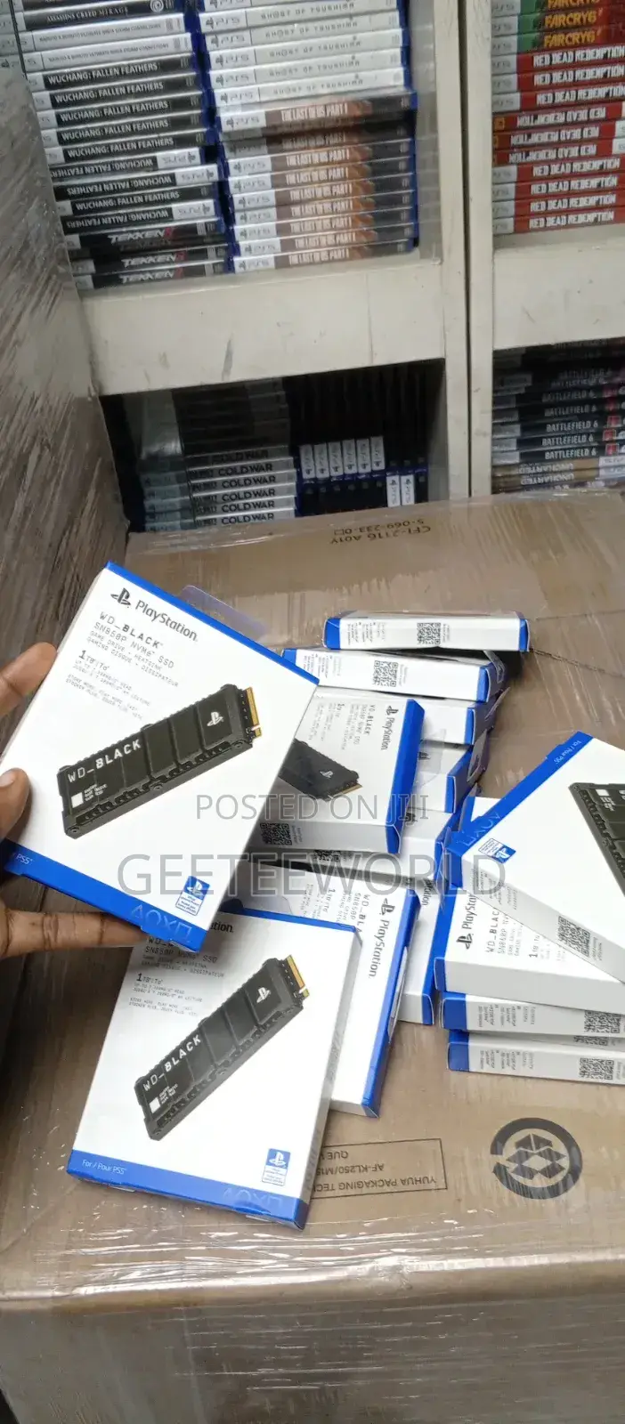 Wd Black SSD 1tb Game Drive+Heatsink