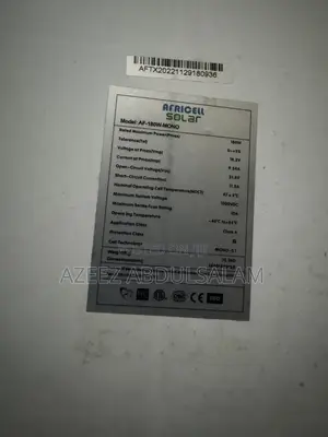 180w Africell Solar Panel, Original Solar Panel X 4