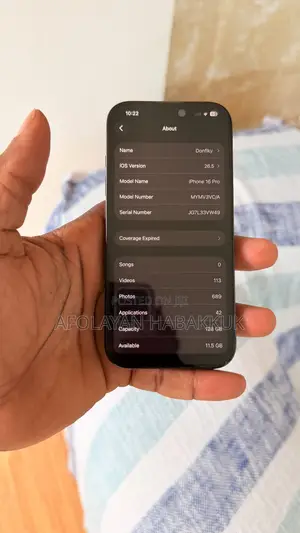 Apple iPhone 16 Pro 128 GB Black