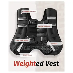 5kg, 8kg,10kg and 15kg Weighted Vest With Phone Holder