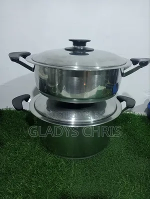 Stainless Steel Pot/2 Set of Pot Germany Used