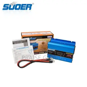 Suoer 12v - 220v 500w Pure Sine Wave Solar Power Inverter With Display