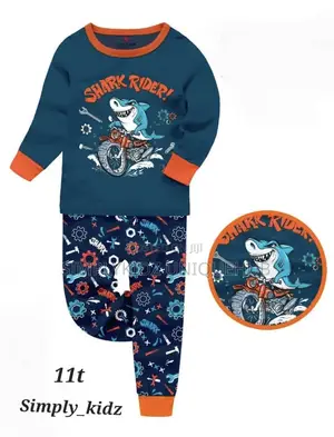 Shark Rider Pyjamas - 11t