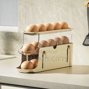 3-Tier Automatic Rolling Egg Holder