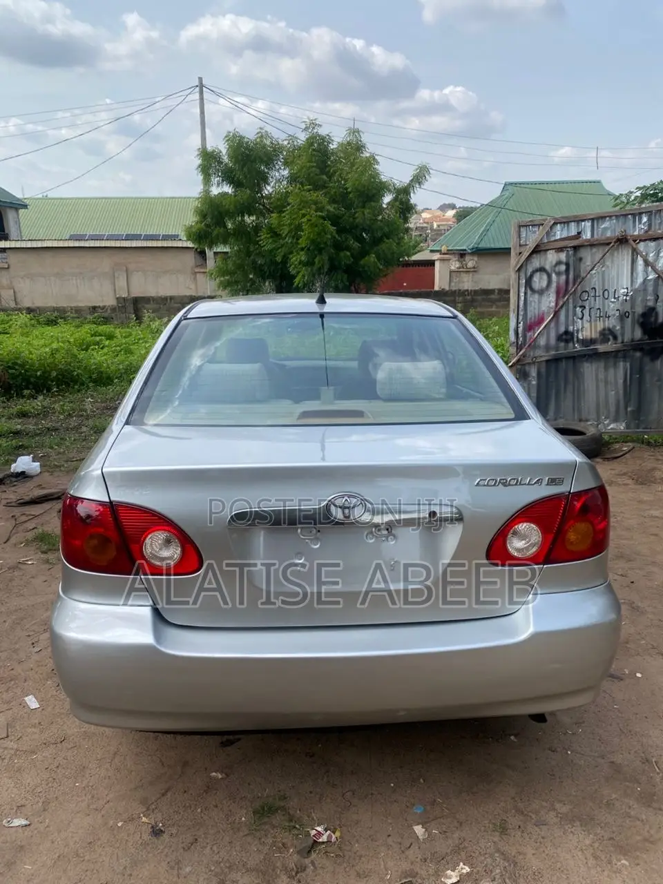 Toyota Corolla Sedan Automatic 2003 Silver