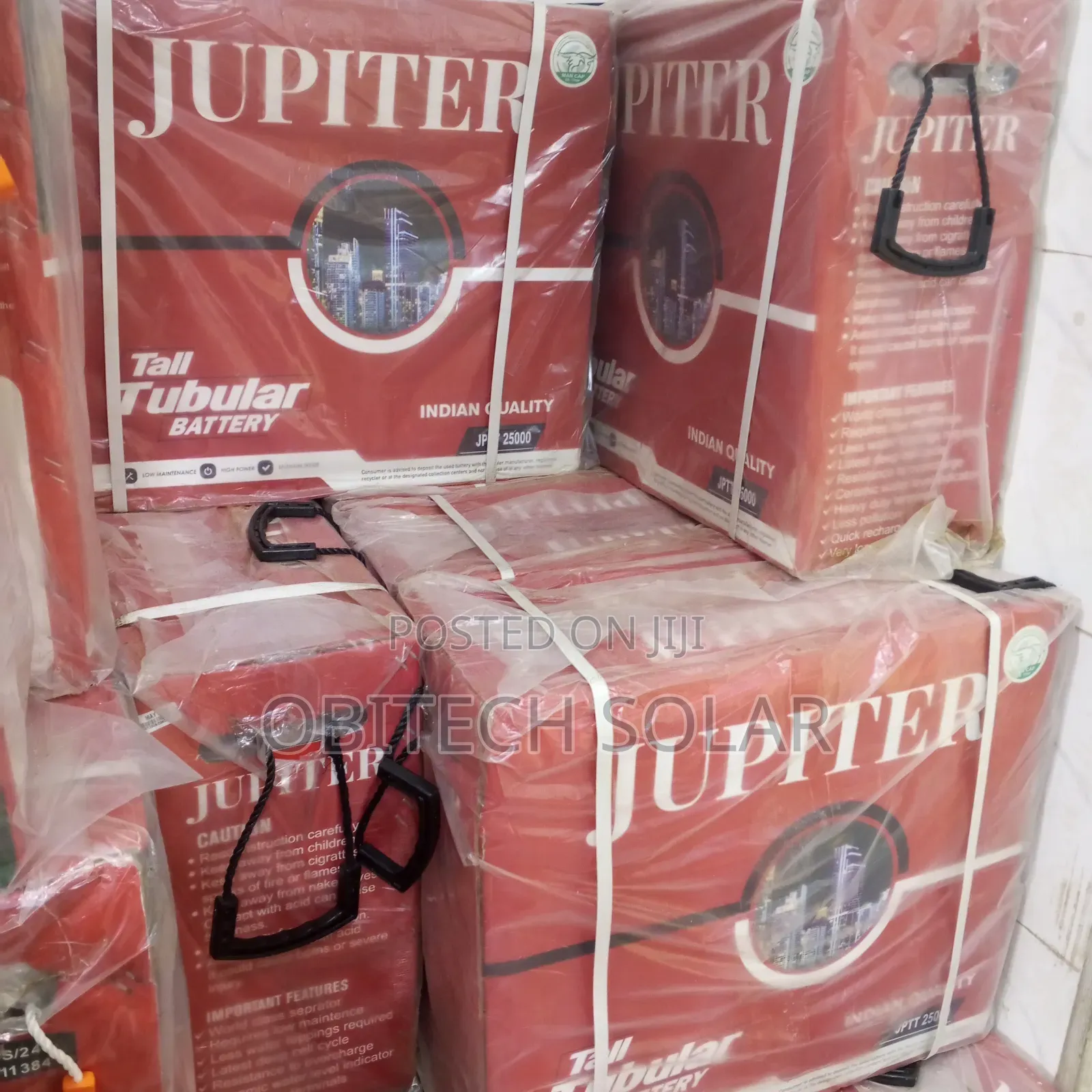 220ah Jupiter 12v Tubular Battery