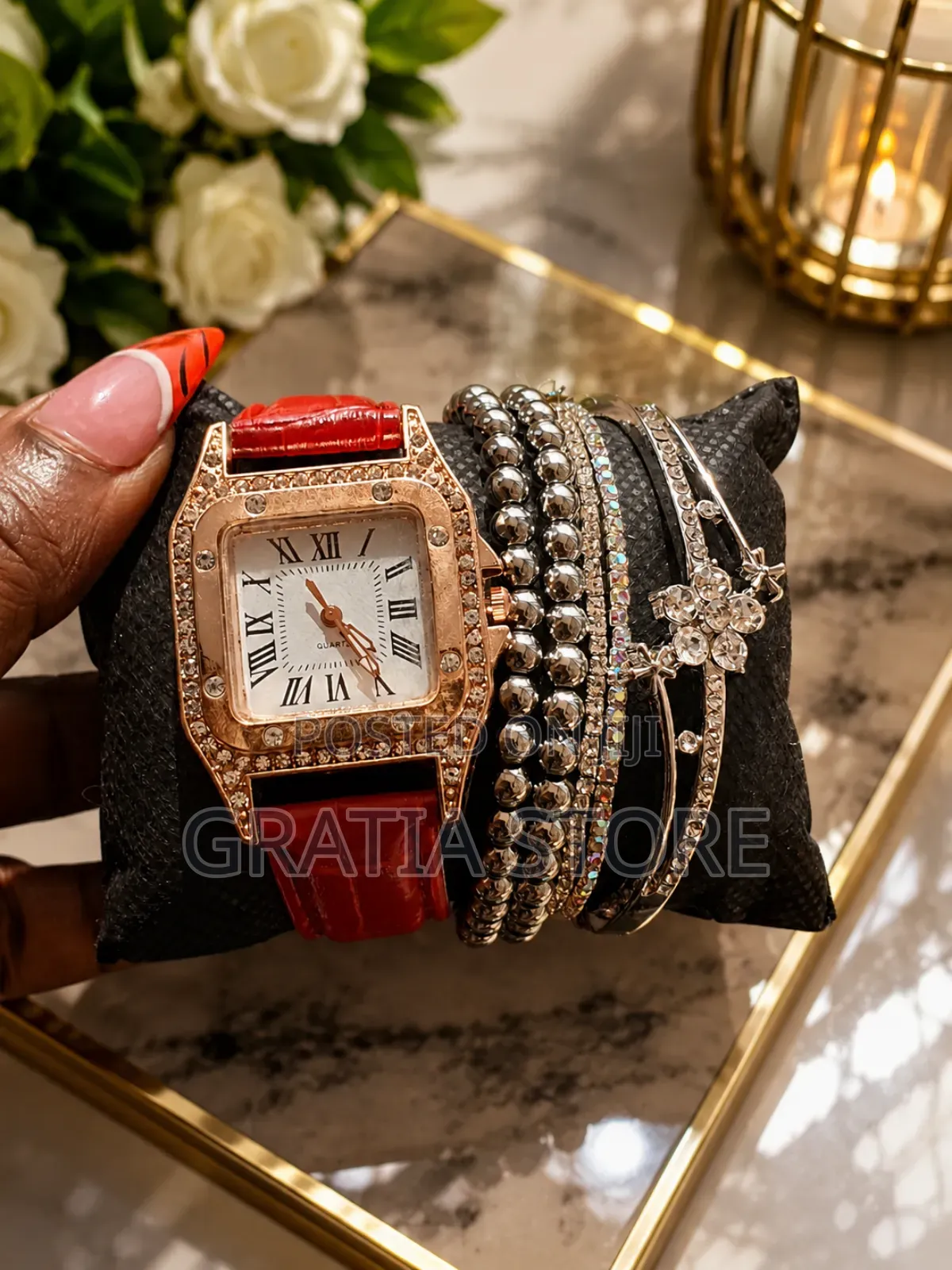 Leather Wrist Watch