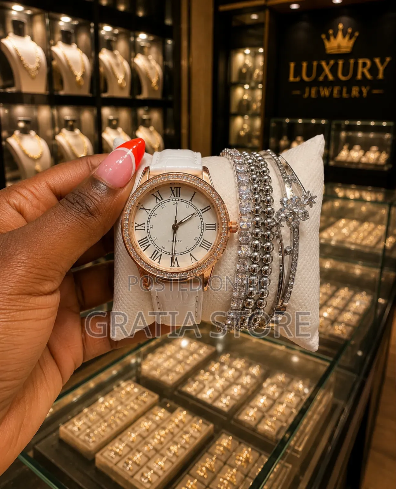 Leather Wrist Watch