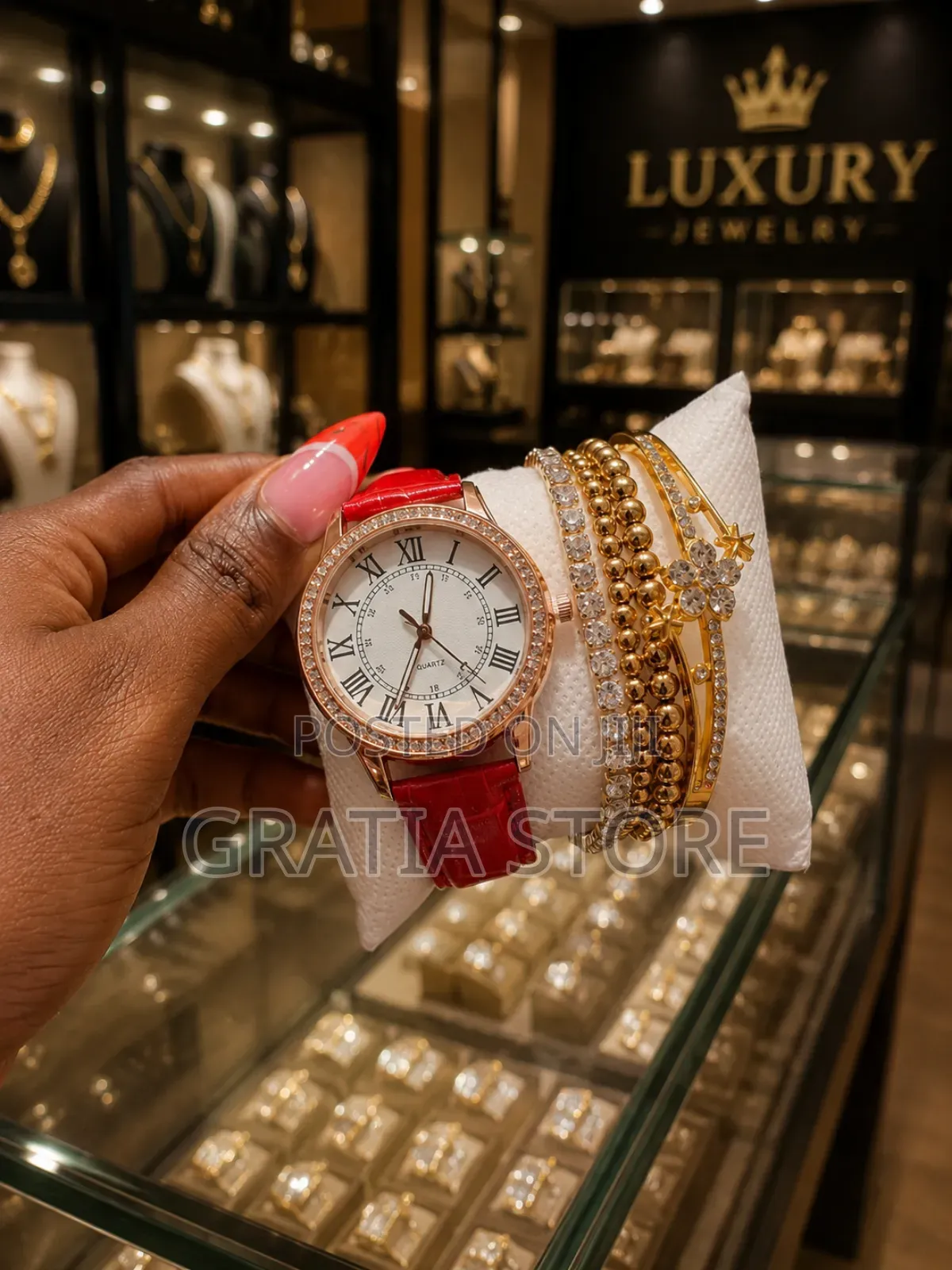 Leather Wrist Watch