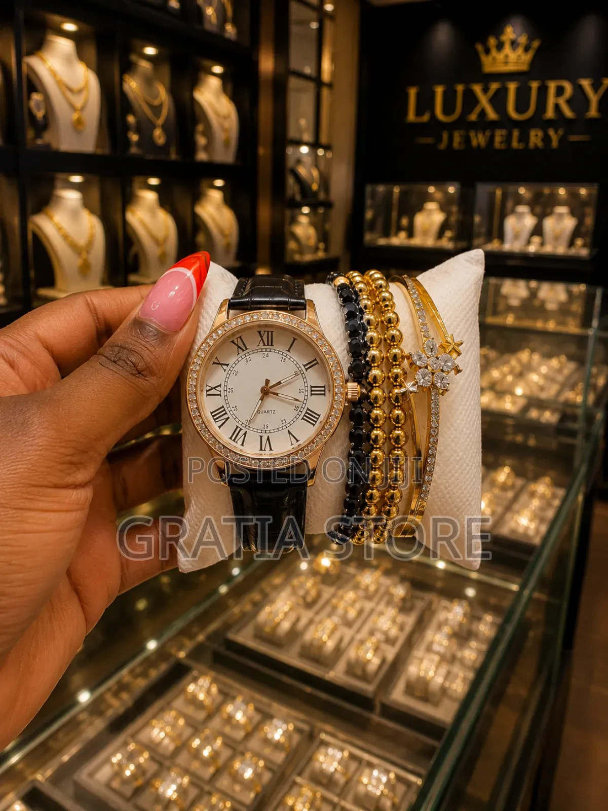 Leather Wrist Watch