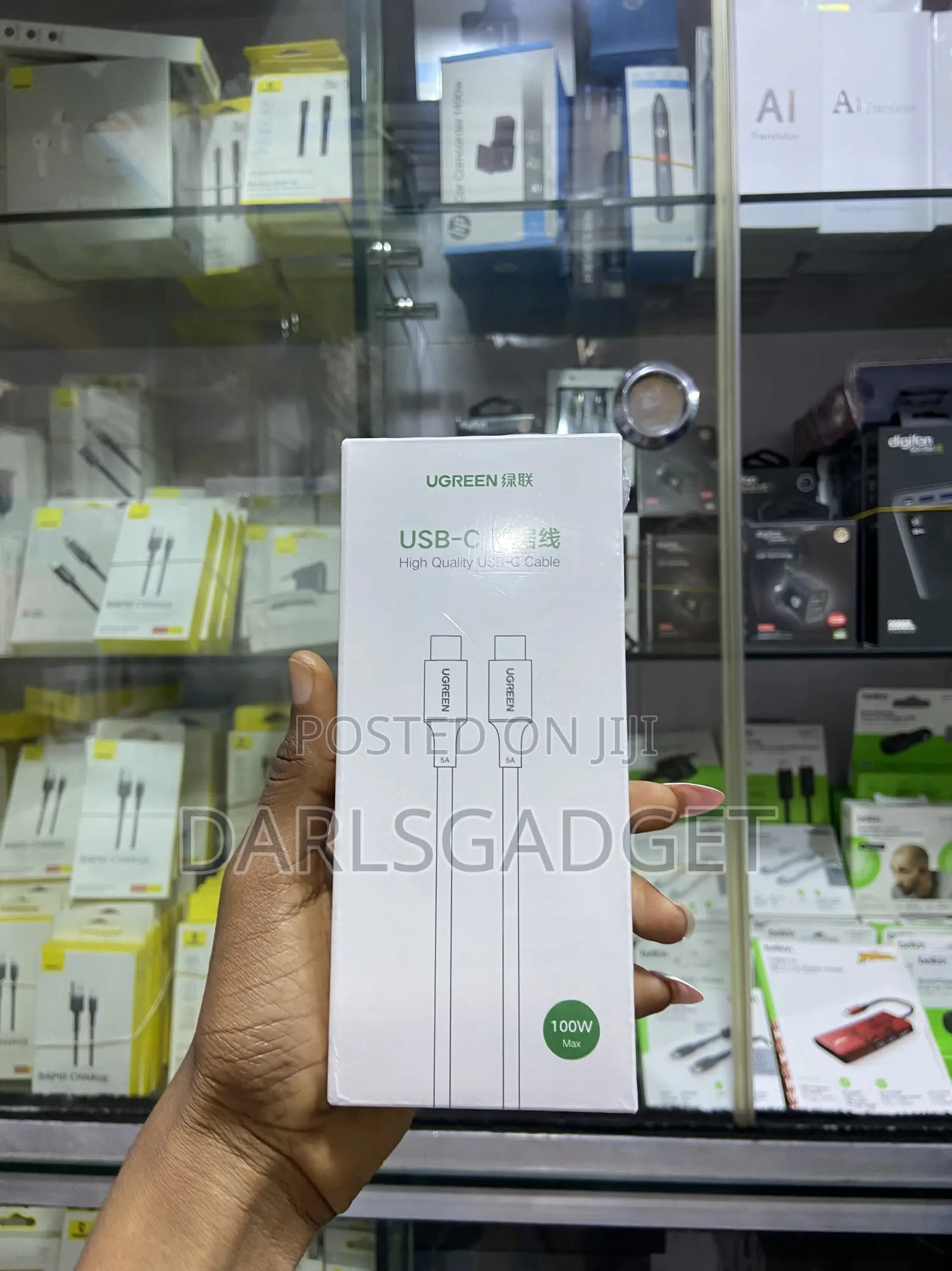 Ugreen Usb-C to Usb-C 100w Fast Charging Data Cable for Devices