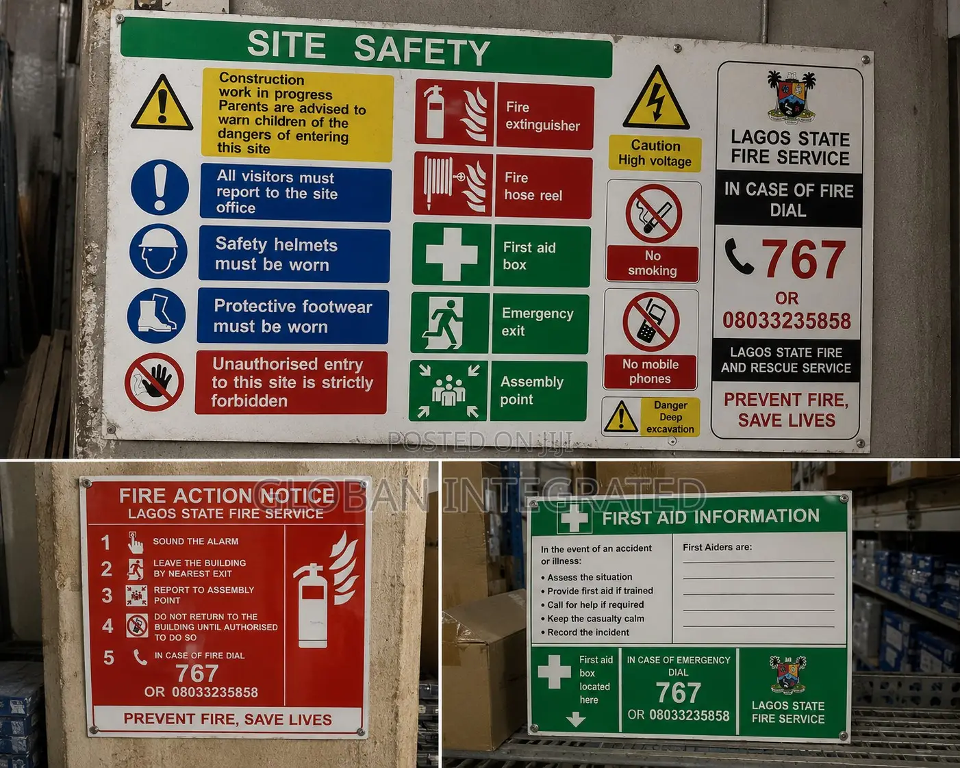 Safety Signages- All Types & Sizes