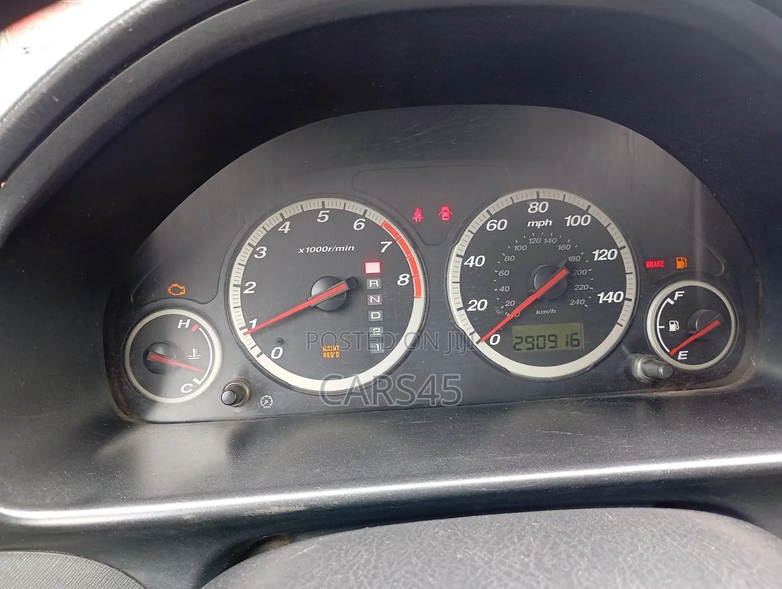 Honda CR-V EX 4WD Automatic 2004 Black
