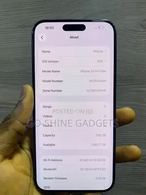 Apple iPhone 15 Pro Max 256 GB Blue