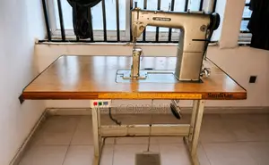 Mitsubishi Industrial High Post Wig Sewing Machine Complete Set