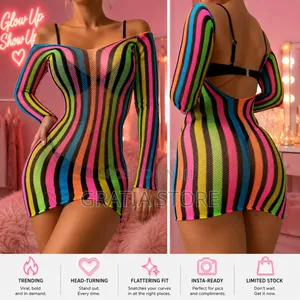 Mesh Gown Lingerie