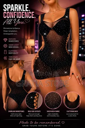 Mesh Gown Lingerie