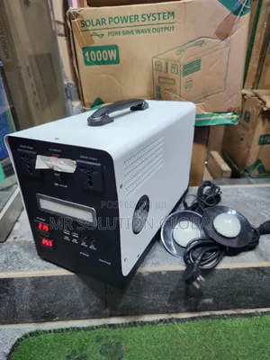 1.2kwh Lithium Battery Solar Power Generator With Panel