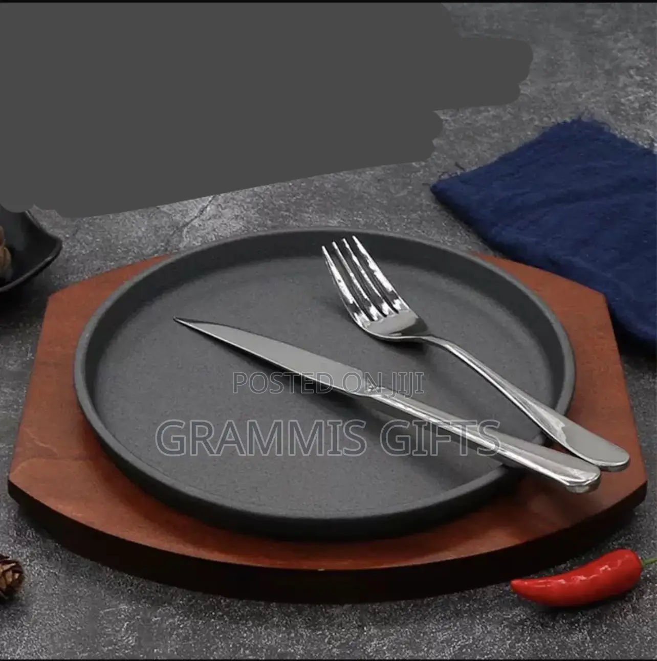 Cast Iron Steak Plate