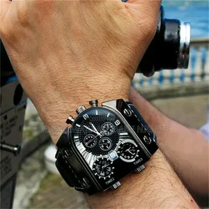 Oulm Dual Timer Wristwatch