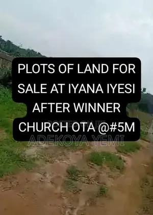 Plots Of Land For Sale At Iyana Iyesi Ota After Winner Church