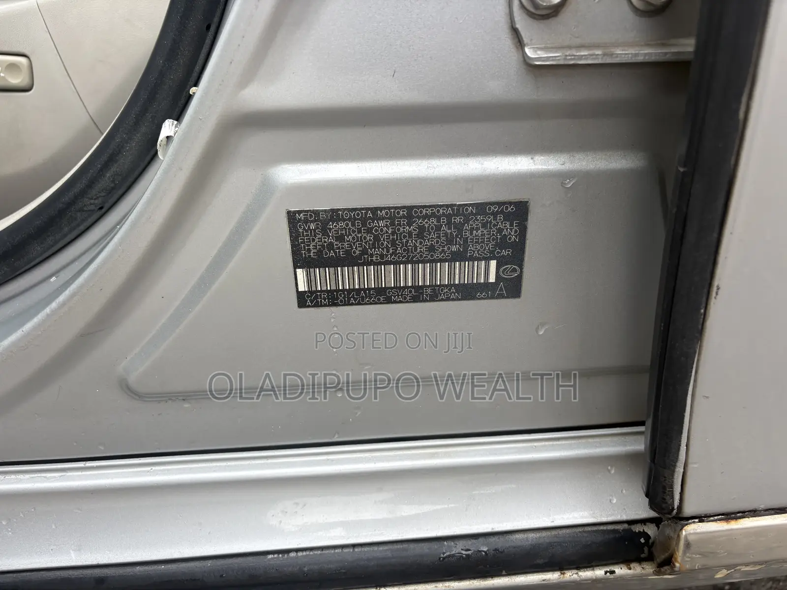 Lexus ES 350 2008 Silver