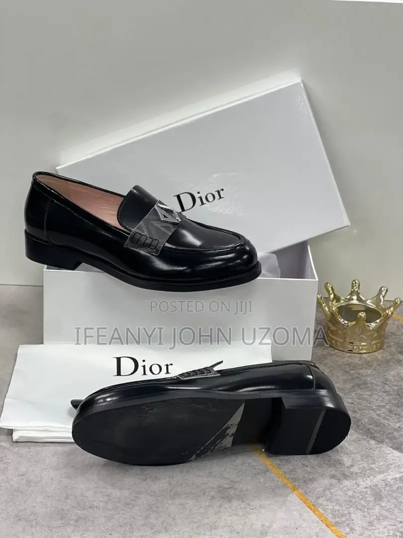 Dior Classic Black Color Designer Shoe