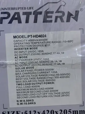 Pattern 4kva/24v Hybrid Inverter