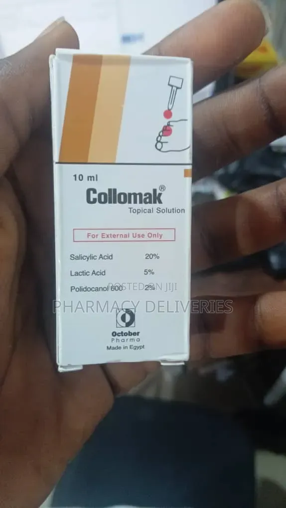 Collomak Topical Solution 10ml – Effective Wart, Corn Callus Remover