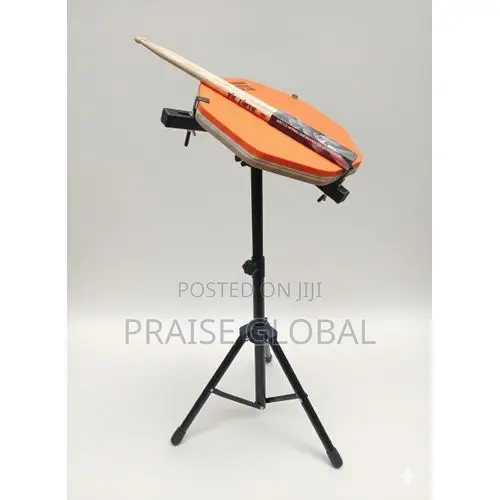 12" Inches Practice Drum Pad With Stand and Sticks