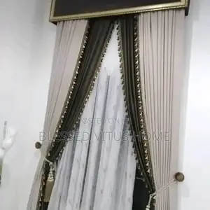 Gray Modern Turkish Curtain Set