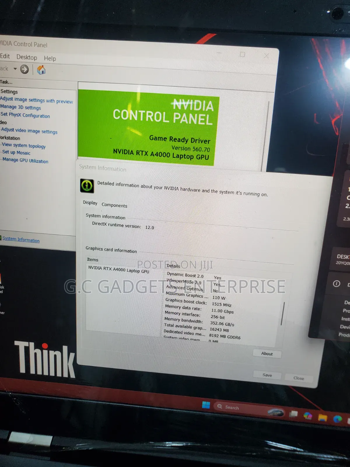 Laptop Lenovo ThinkPad P1 Gen4 32GB Intel Core i7 SSD 512GB