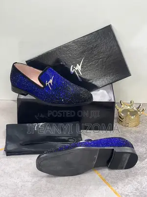Luxury Blue Color Shoe