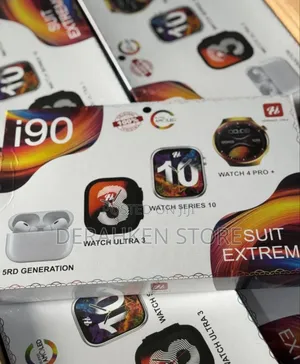 I90 Ultra Smartwatch With 3 Watches, Airpod and 7 Straps