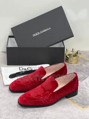 Red Color Luxury Suede Shoe