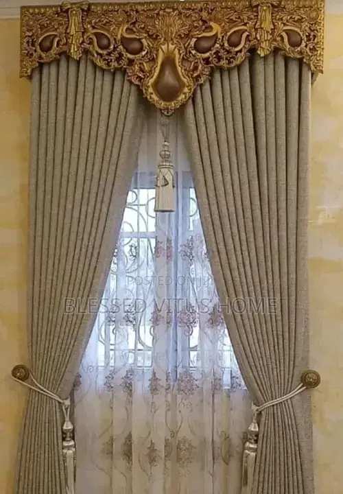 Turkey Antique Design Lux Curtain Set