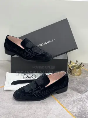 Black Color Suede Classic Shoe
