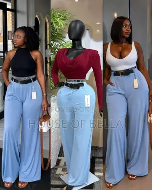 Premium Turkish Belted Pants – Class, Comfort Style Full Length