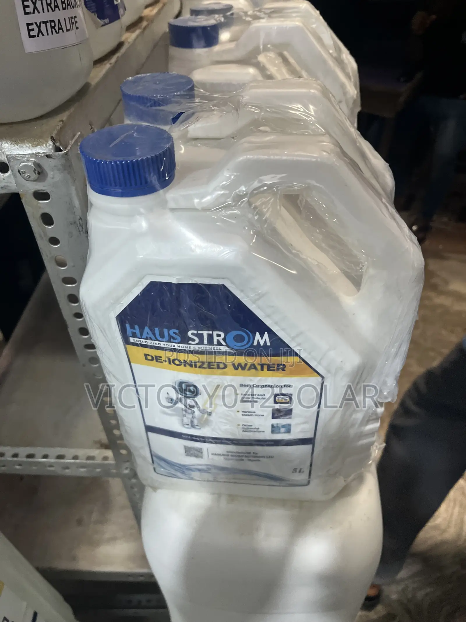 Haustorm Deionized Water Available