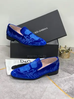 Blue Color Men Classic Shoe