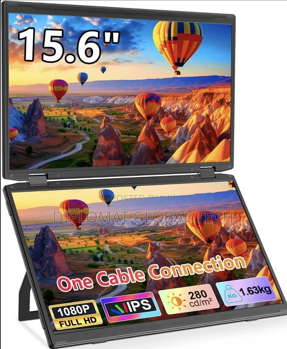 Screen-V2com-M4-Triple Foldable FHD Laptop Screen Extender 15.6” 60hz