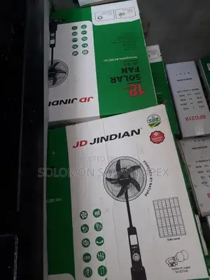 Jd Solar Fan – Rechargeable Energy-Saving Cooling Solution