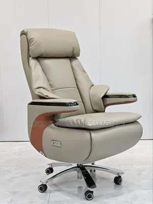 Ultra-Premium Director's Office Chair Pillow Top Headrest (Khaki/Tan)