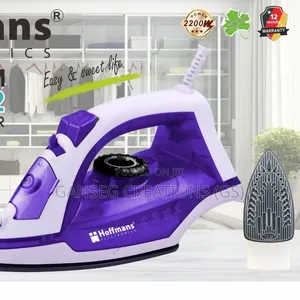 Hoffmans Heavy Duty Electric Steam Iron(Hmw Ceramicsoleplate
