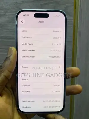 Apple iPhone 15 128 GB Blue