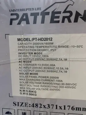 Pattern 2kva/12v