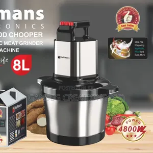 Hoffman Heavy Duty 8litre Yam Pounder Multi Food Chopper(Hm-8876)4800w