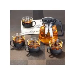 900ml Heat-Resistant Borosilicate Glass Teapot